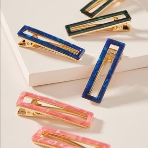 Anthropologie Doris Hair Clip Set
